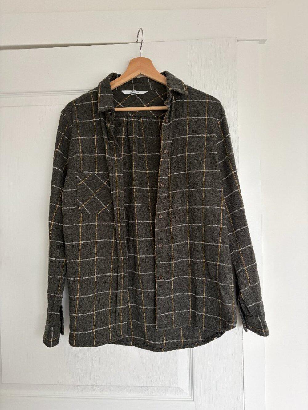 Anian Green Plaid Flannel Shirt